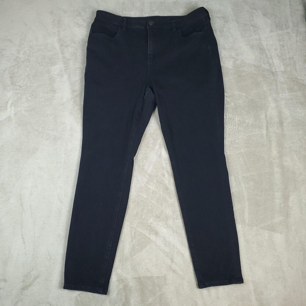 American Eagle Jeans Womens 16 Black High Rise The Dream Jean Skinny Stretch